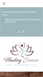 Mobile Screenshot of healingessencestudio.com